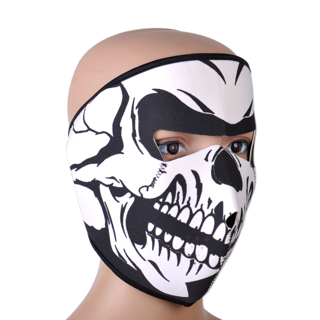Skull Skeleton Full Face Mask Neoprene Reversible Motorcycle Ski Snow Biker Warm Ebay 9499