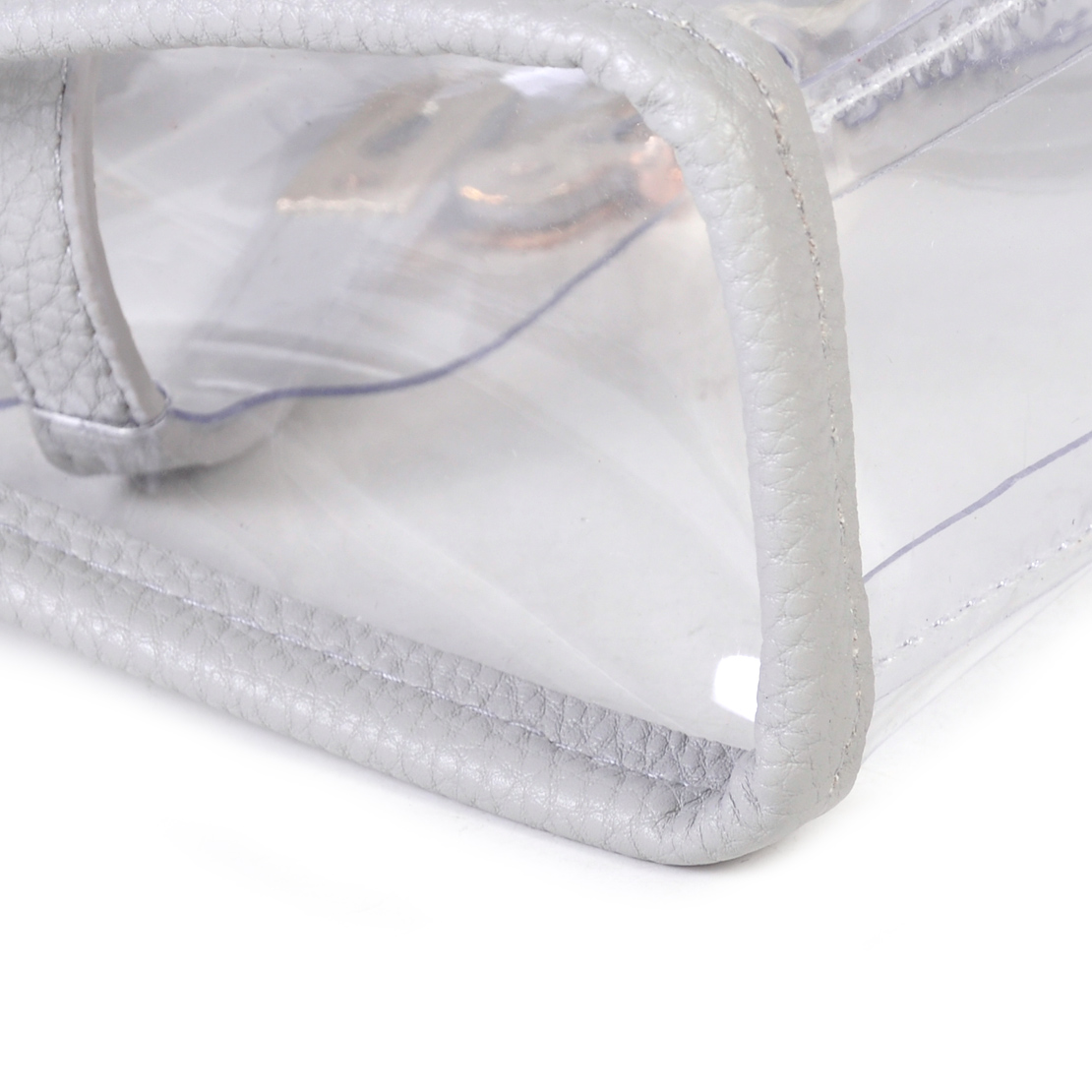 Women PVC Transparent Clear Cross Body Handbag Shoulder Tote Crossbody Bag Purse