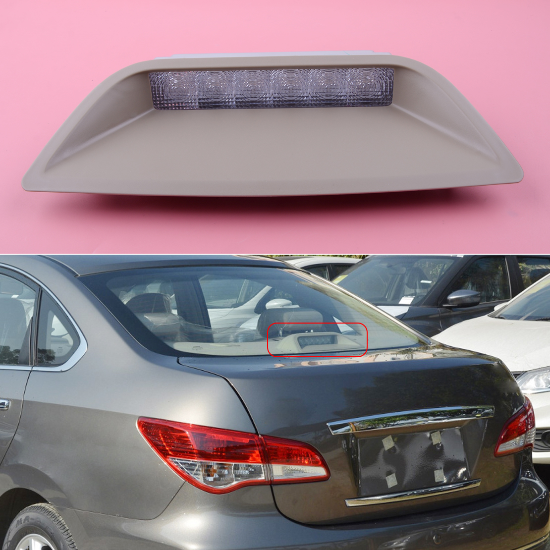 Rd Third Tail Brake Light Lamp Fit For Nissan Sentra Ebay