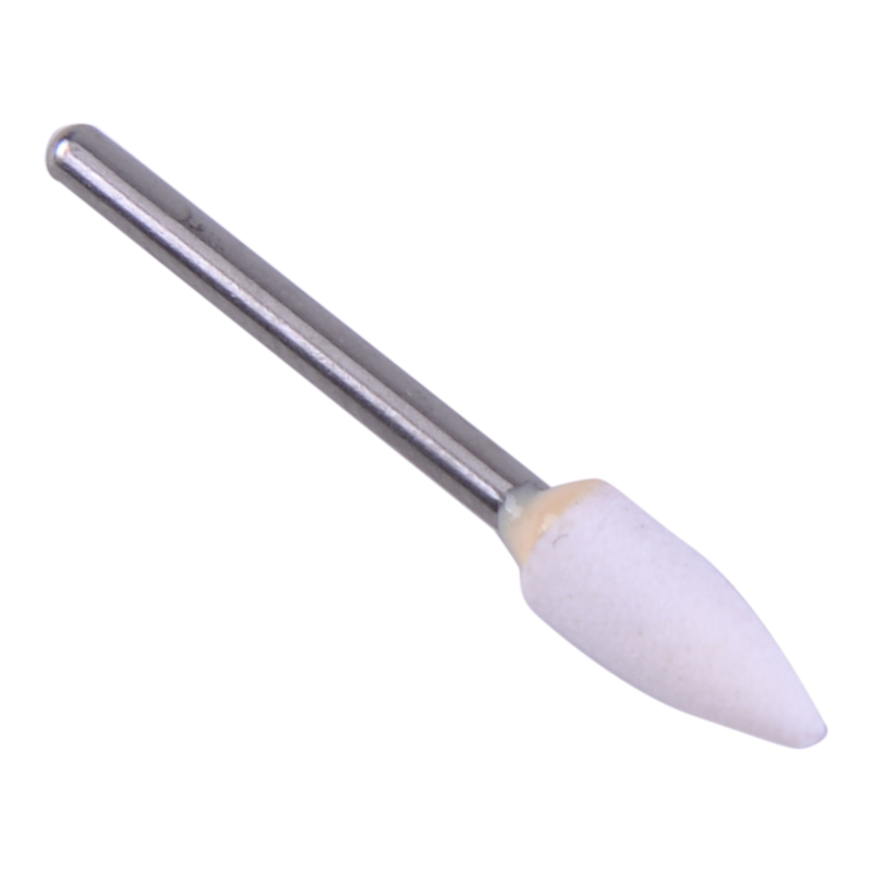 Dental White Polishing Stones Flame Cone shape FG burs Arkansas Stone ...