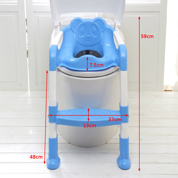 Toilet Potty Trainer Seat Chair Toddler With Ladder Step Up Training 