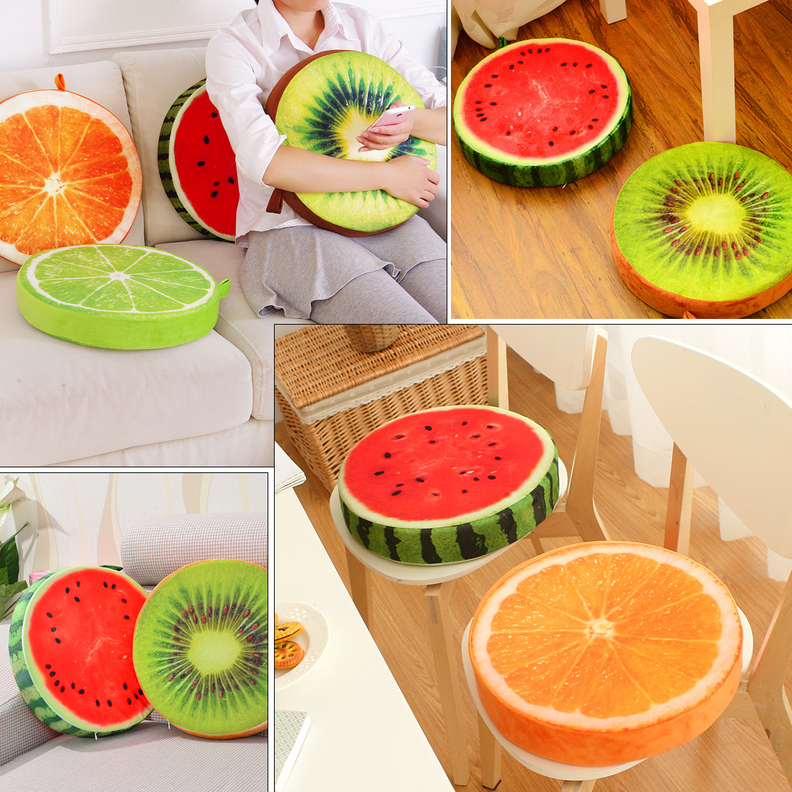 fruit chair cushions