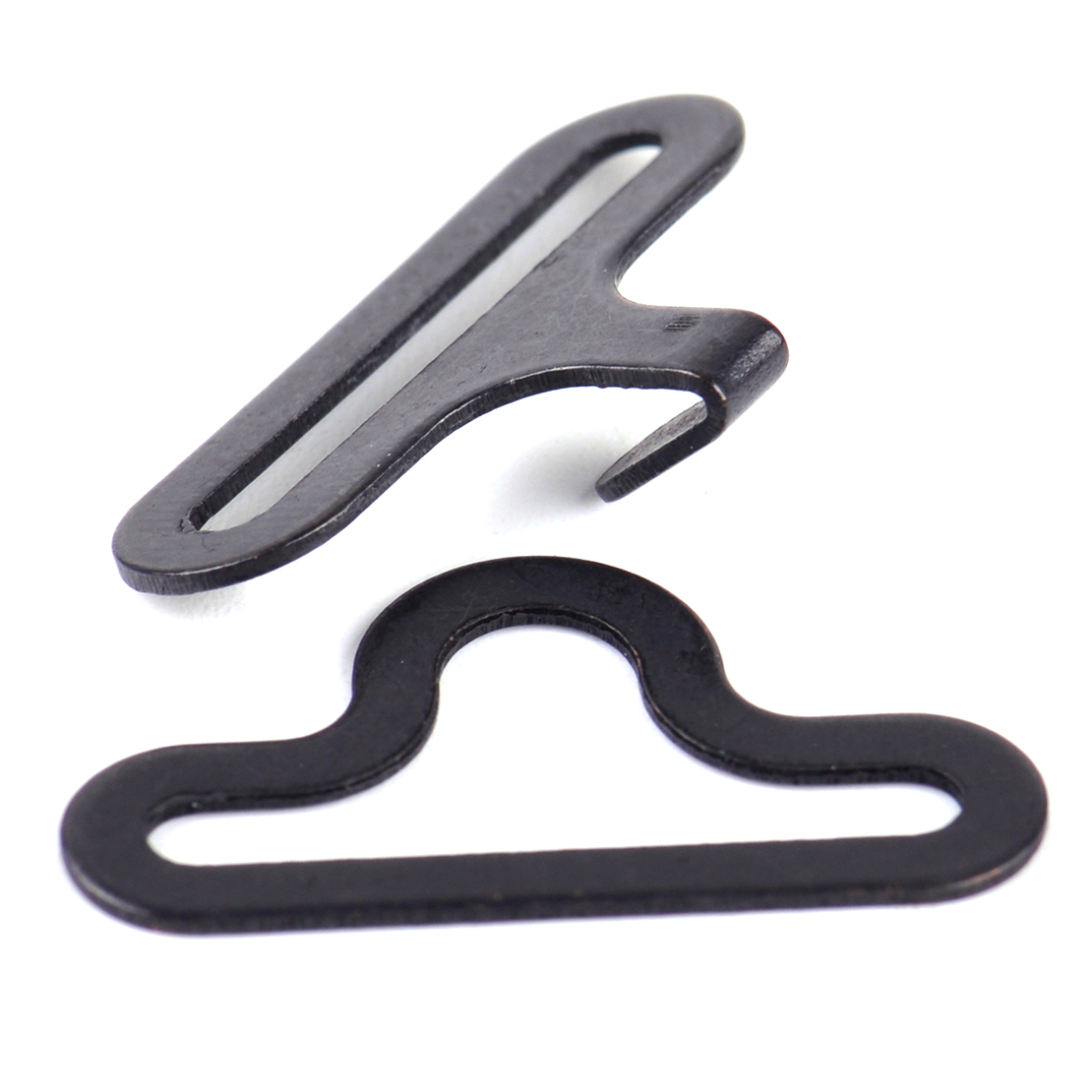 50 Sets Black Bow Tie Clip Hardware Cravat Clips Hook Fastener For ...